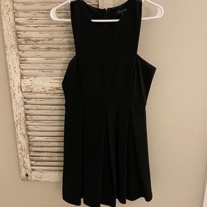 Black mini dress